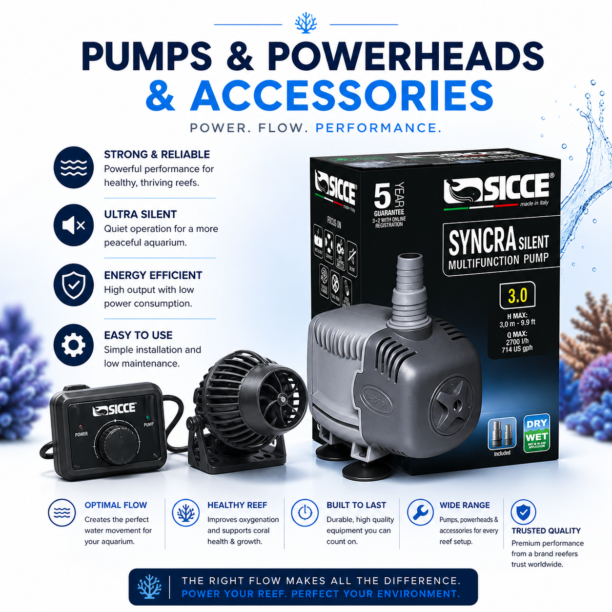 Pumps & Powerheads and Accessories