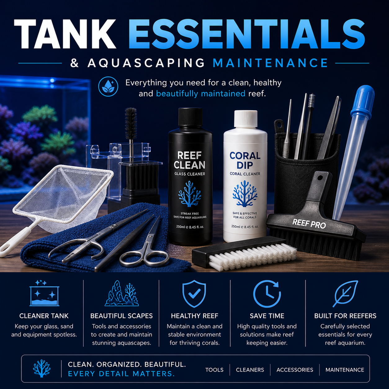 Tank Essentials & Aqua Scaping Maintenance