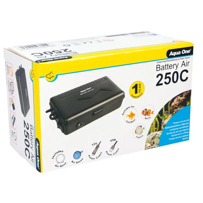 Aqua One 250C Battery Air pump