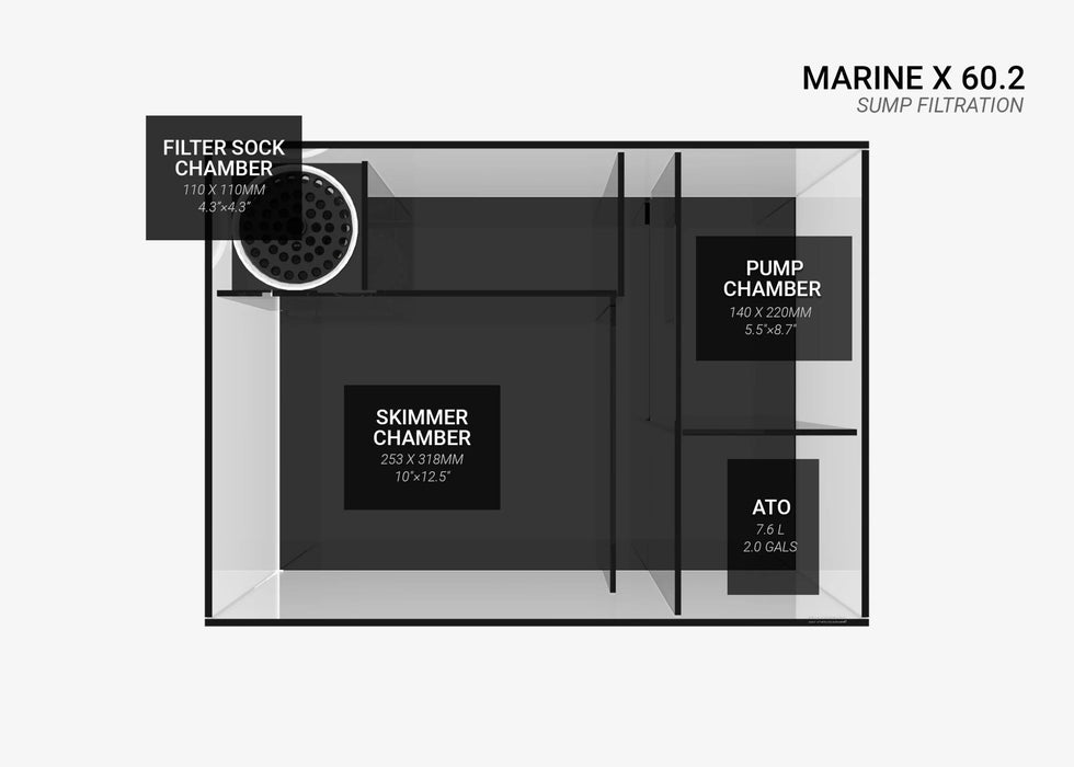 Waterbox – Marine X 60.2 Aquarium with Stand