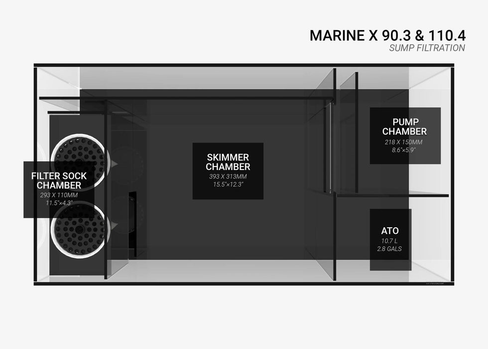 Waterbox – Marine X 110.4 Aquarium with Stand