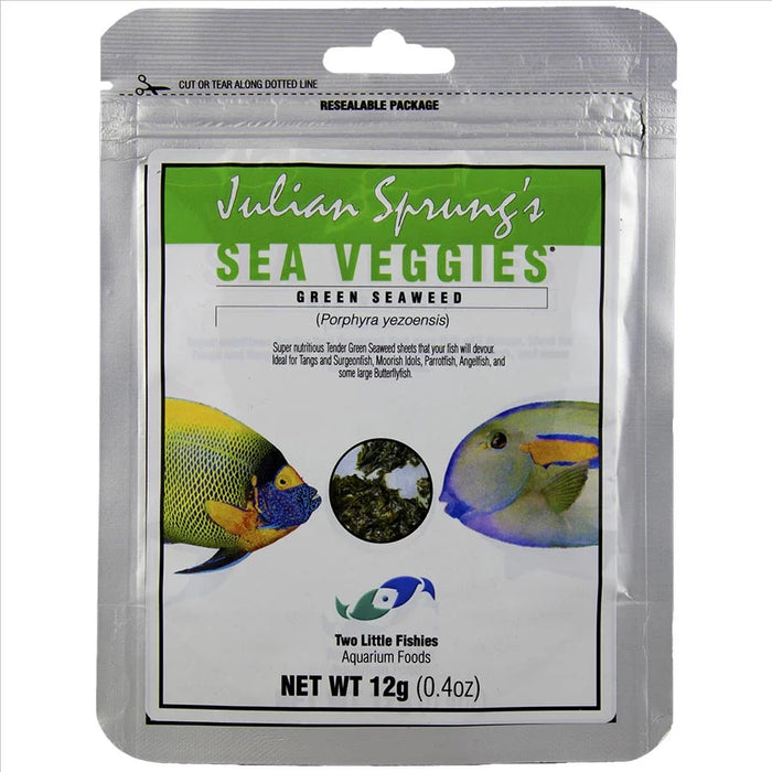 Two Little Fishies Julian Sprung's SeaVeggies 30g & 12g Green Seaweed