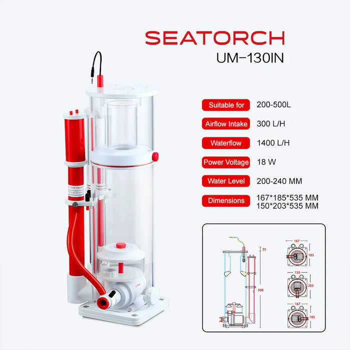 Seatorch Smart DC Protein Skimmer UM-130IN