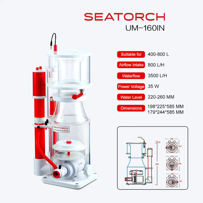 Seatorch Smart DC Protein Skimmer UM-160IN