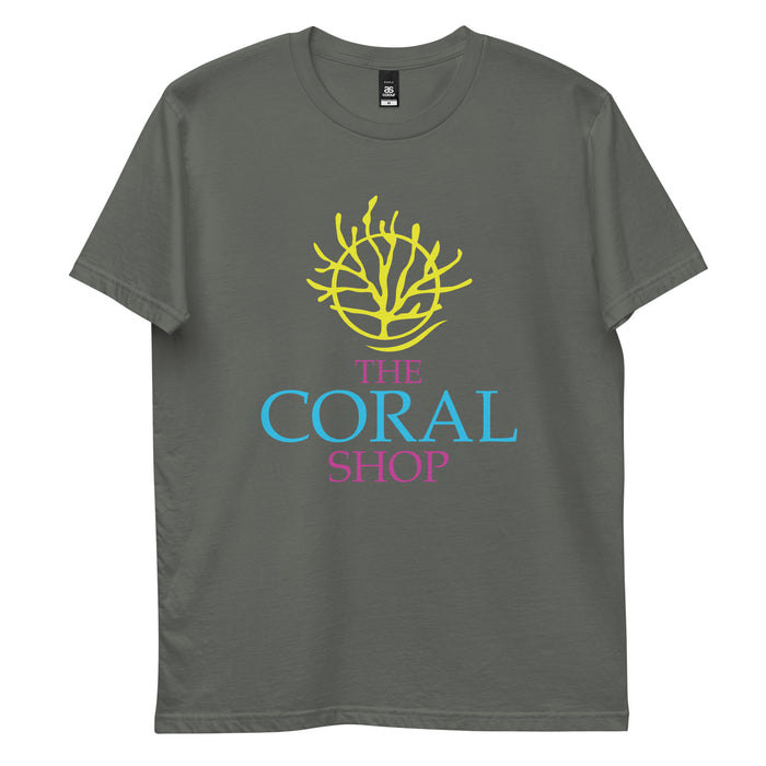 Vibrant Neon colour The Coral Shop t-shirt for Men