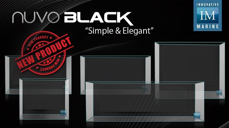 Innovative marine Nuvo Black Aquariums