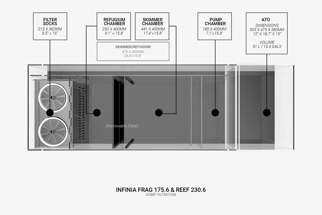 Waterbox – Infinia Reef 230.6 Aquarium with Stand